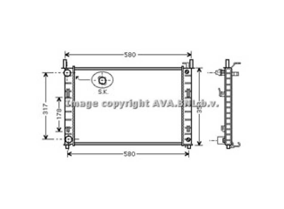 Rad. FORD Fiesta V 1.3 02-