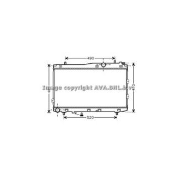 Rad. KIA Cerato 1.5 CRDi 04-