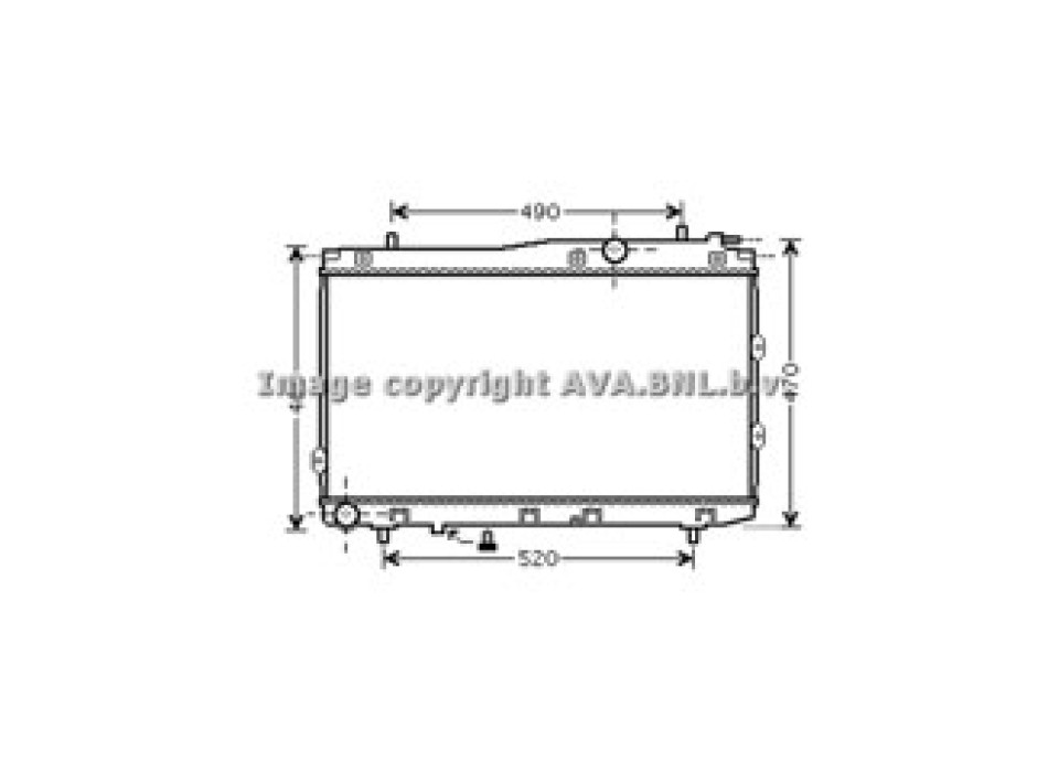 Rad. KIA Cerato 1.5 CRDi 04-