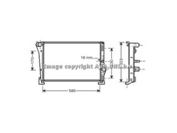 Rad. LANCIA Ypsilon 1.3 SDi 03-