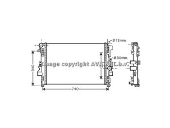 Rad. MERCEDES Vito 109/111 03-