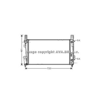 Rad. MERCEDES W169 A150 04-