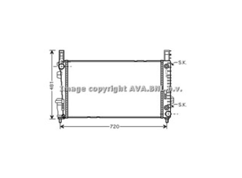 Rad. MERCEDES W169 A150 04-