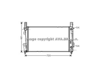 Rad. MERCEDES W169 A150 04-