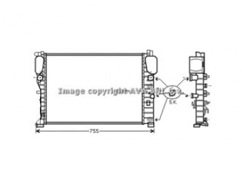 Rad. MERCEDES W211 02-