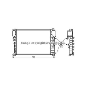 Rad. MERCEDES W211 02-