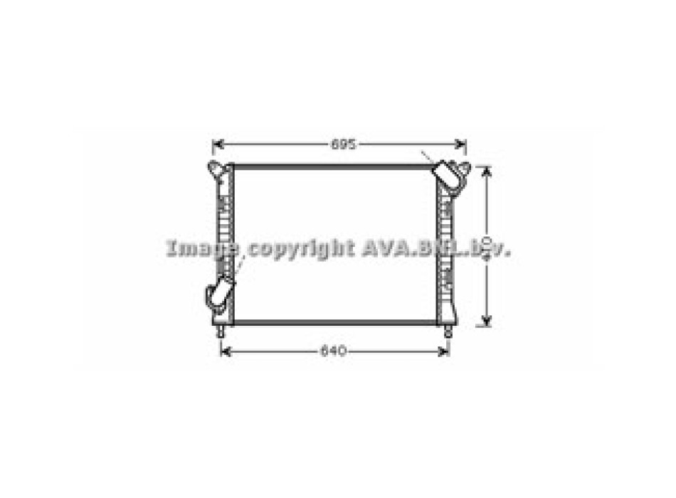 Rad. MINI Cooper S 1.6i +AC 02-