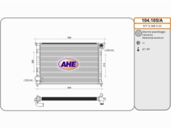 Rad. MINI One/Cooper 1.6 +/-AC M/AT 04.01-07.08