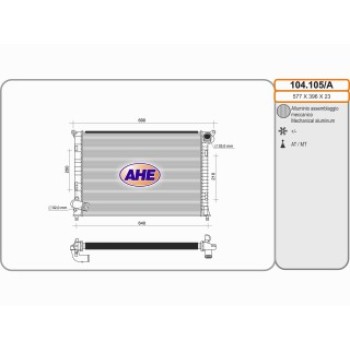 Rad. MINI One/Cooper 1.6 +/-AC M/AT 04.01-07.08
