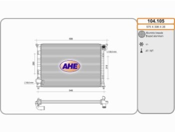 Rad. MINI One/Cooper 1.6 +/-AC M/AT 04.01-07.08