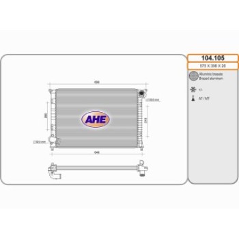 Rad. MINI One/Cooper 1.6 +/-AC M/AT 04.01-07.08
