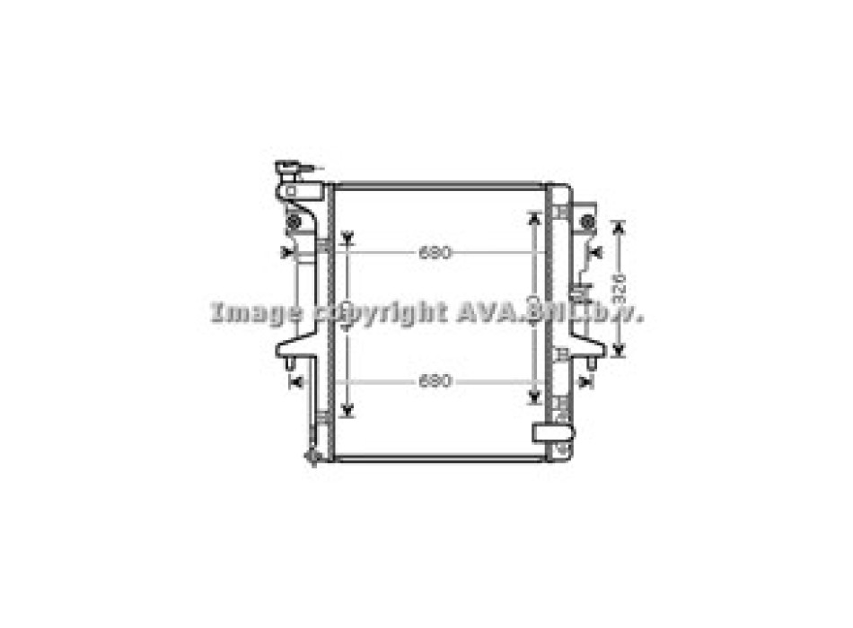 Rad. MITSUBISHI L200 DiD 05-