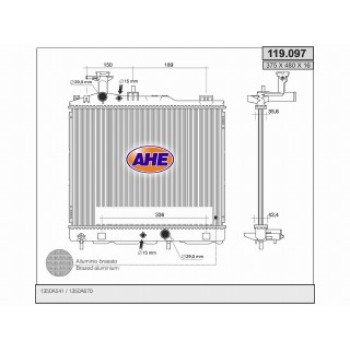 Rad. MITSUBISHI SPACE STAR 1.2 +/-AC M/AT 12-13