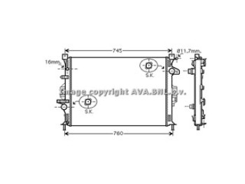 Rad. Mondeo IV 2.0 TDCi Aut. 03/07-