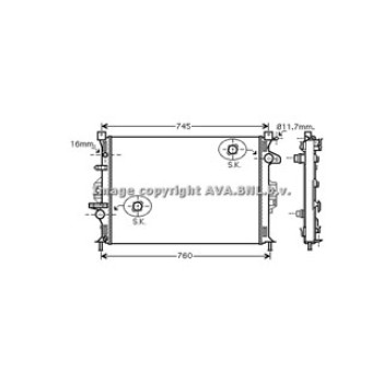 Rad. Mondeo IV 2.0 TDCi Aut. 03/07-