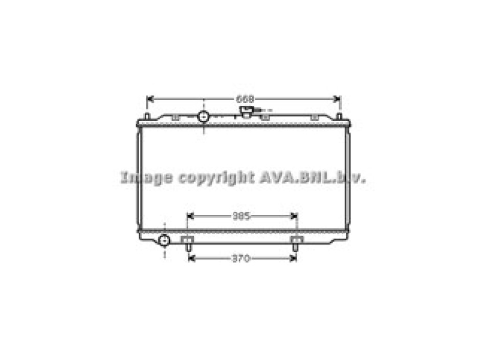 Rad. NISSAN Almera II 00-