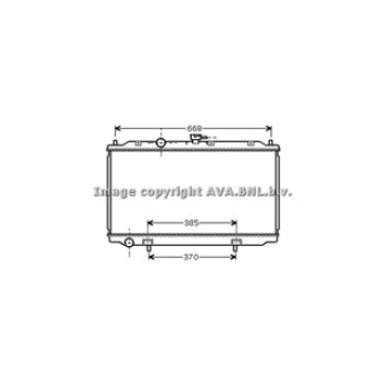 Rad. NISSAN Almera II 00-