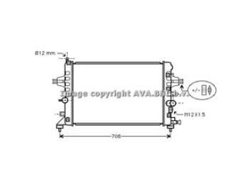 Rad. OPEL Astra H 1.6 04-