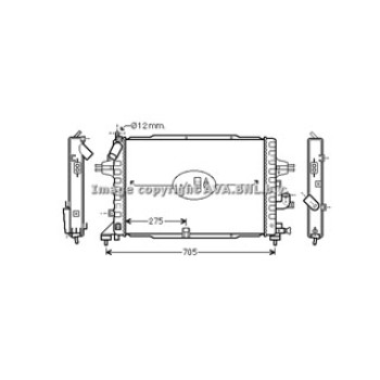 Rad. OPEL Astra H 1.7 CDTi 04-