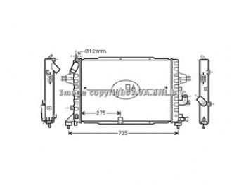 Rad. OPEL Astra H 1.7 CDTi 04-