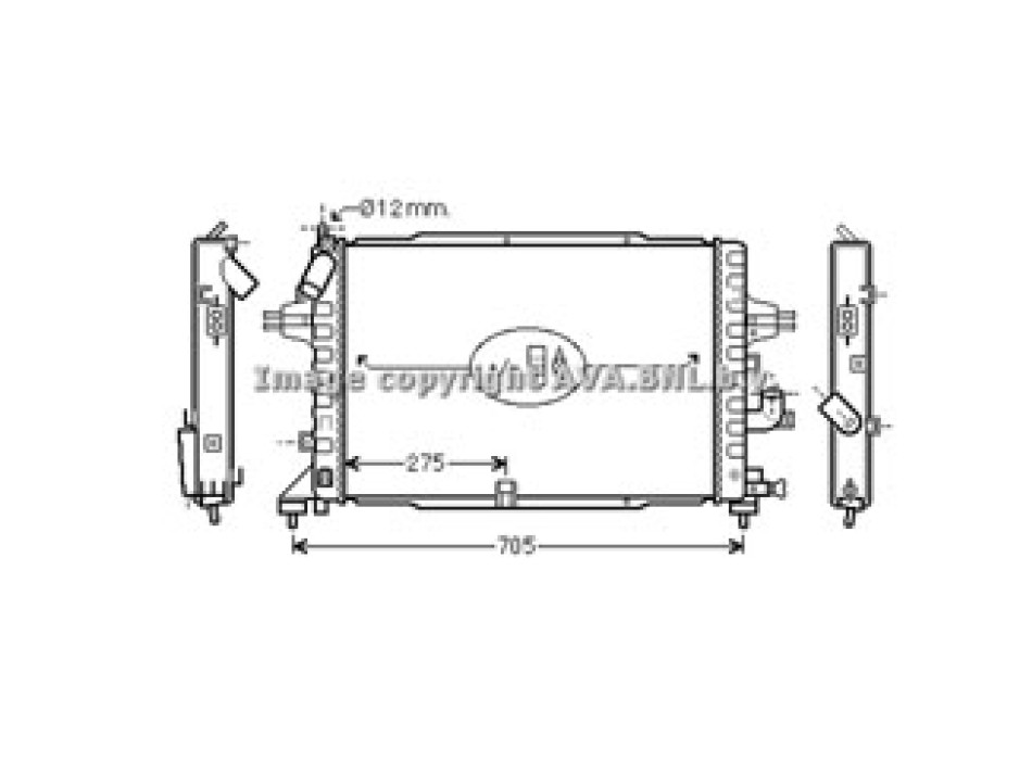 Rad. OPEL Astra H 1.7 CDTi 04-