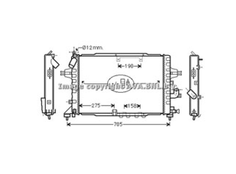 Rad. OPEL Astra H 1.7 CDTi 04-