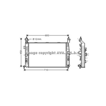 Rad. OPEL Meriva -AC 03-