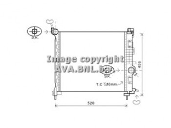 Rad. OPEL Meriva B 1.4i Turbo 10-