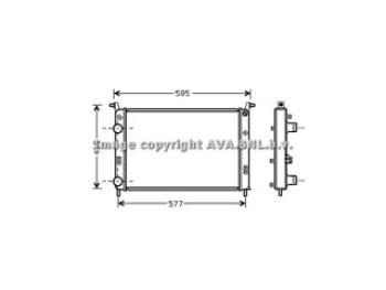 Rad. Palio 1.9 D / 1.9 JTD 09/00-