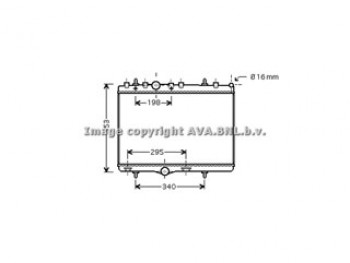 Rad. PEUGEOT 207 1.6 HDi GT 06-