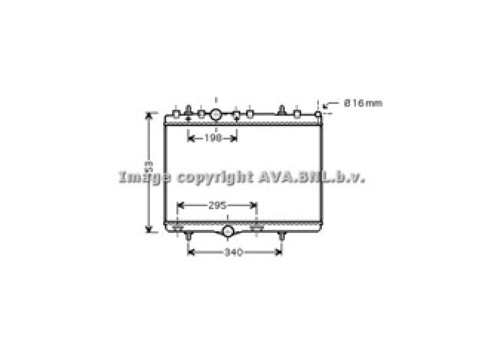 Rad. PEUGEOT 207 1.6 HDi GT 06-