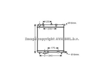 Rad. PEUGEOT 207 1.6i 06-