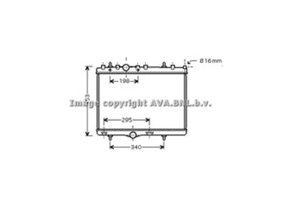 Rad. PEUGEOT 207 -208- C3-DS3