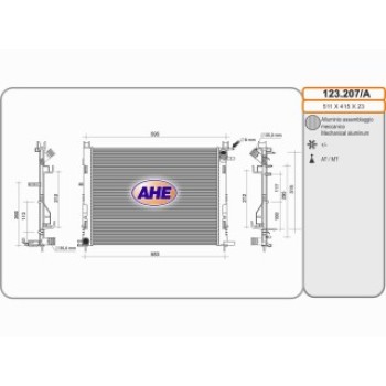 Rad. RENAULT CLIO IV 0.9/1.2/1.5DCI