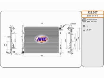 Rad. RENAULT CLIO IV 0.9/1.2/1.5DCI
