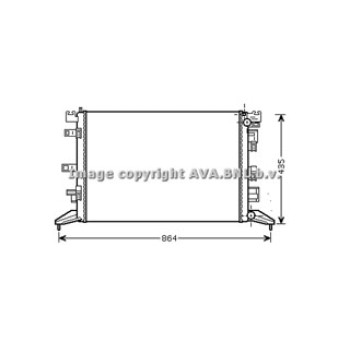Rad. RENAULT Laguna III 2.0 DCi 07-