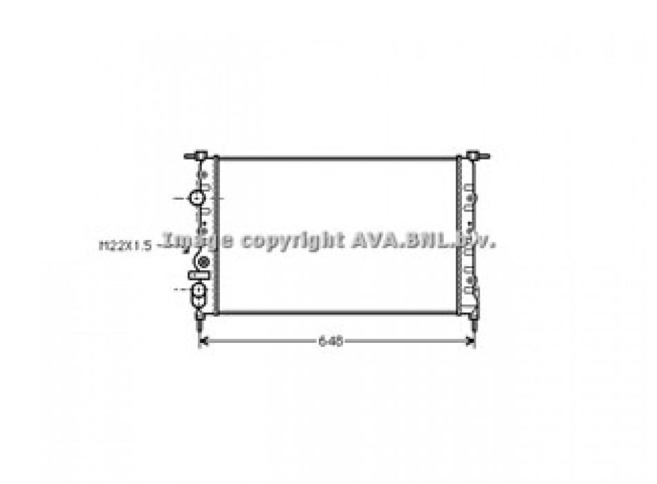 Rad. RENAULT Megane AT