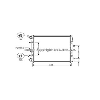 Rad. SKODA Fabia 1.9 TDi 99-