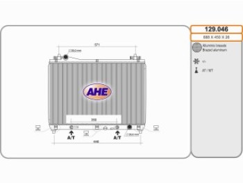 Rad. SUZUKI GRAND VITARA 1.6 16V 04.05-  M/AT
