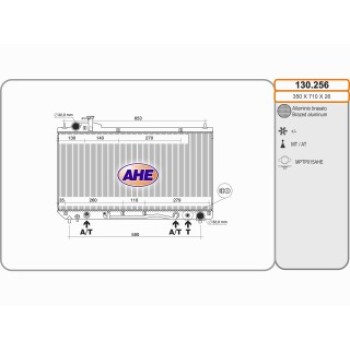 Rad. TOYOTA FUN CRUISER / RAV 4 2.0MT/AT +/- AC