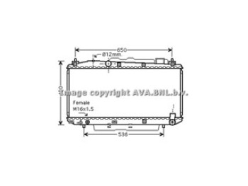 Rad. TOYOTA RAV4 2.0 D 01-