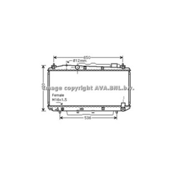 Rad. TOYOTA RAV4 2.0 D 01-