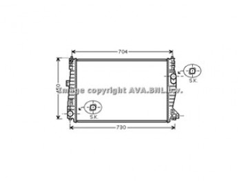 Radiator 159 1.9 i * 09/05-