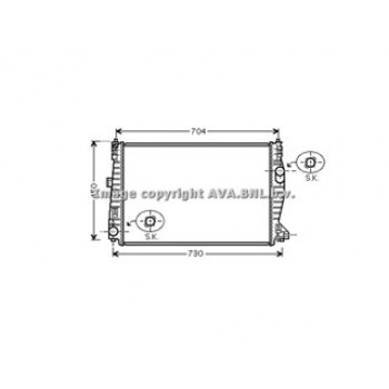 Radiator 159 1.9 i * 09/05-