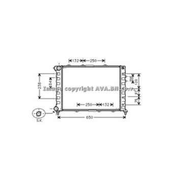 Radiator Alfa 156 2.5 i / 24V. '10/97-
