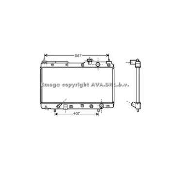Radiator CR-V 2.0 i Aut. '97-'02