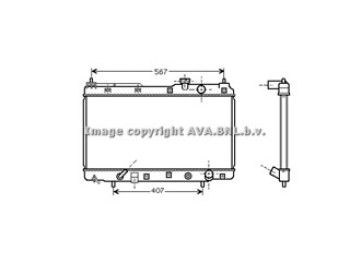 Radiator CR-V 2.0 i Aut. '97-'02