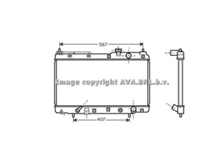Radiator CR-V 2.0 i Aut. '97-'02