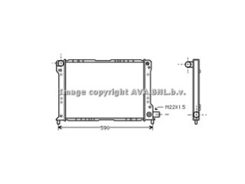 Radiator Thema / Croma M/A '84-