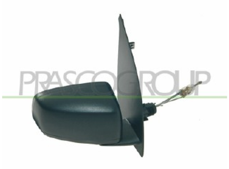 RETROVISORE DESTRO A CAVI-NERO-CONVESSO/CROMATO